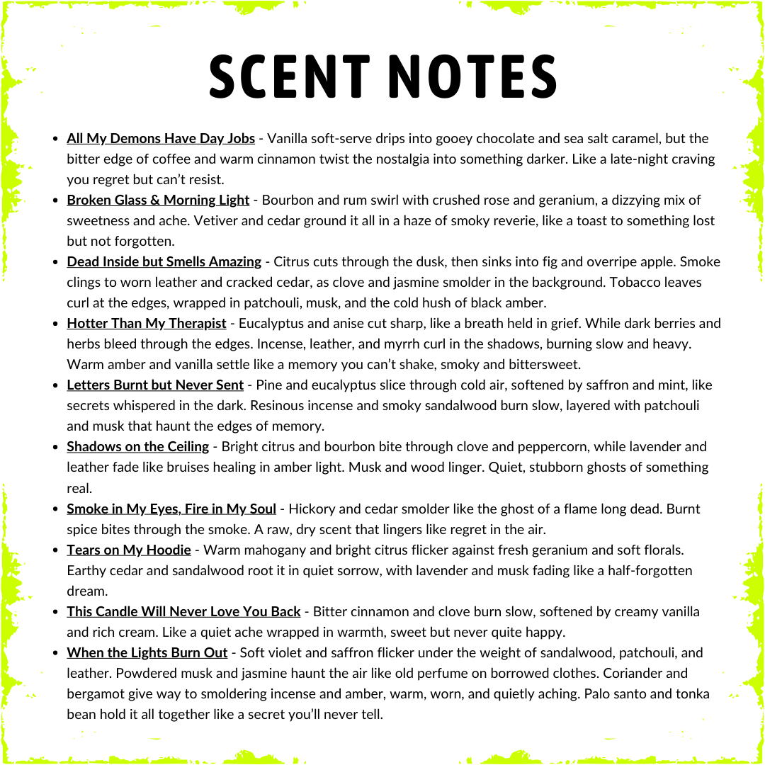 Emo Collection Scent Samples