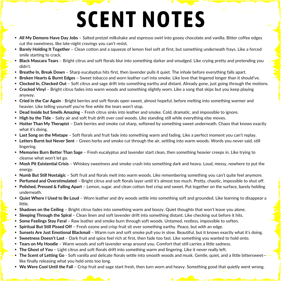 Emo Collection Scent Samples