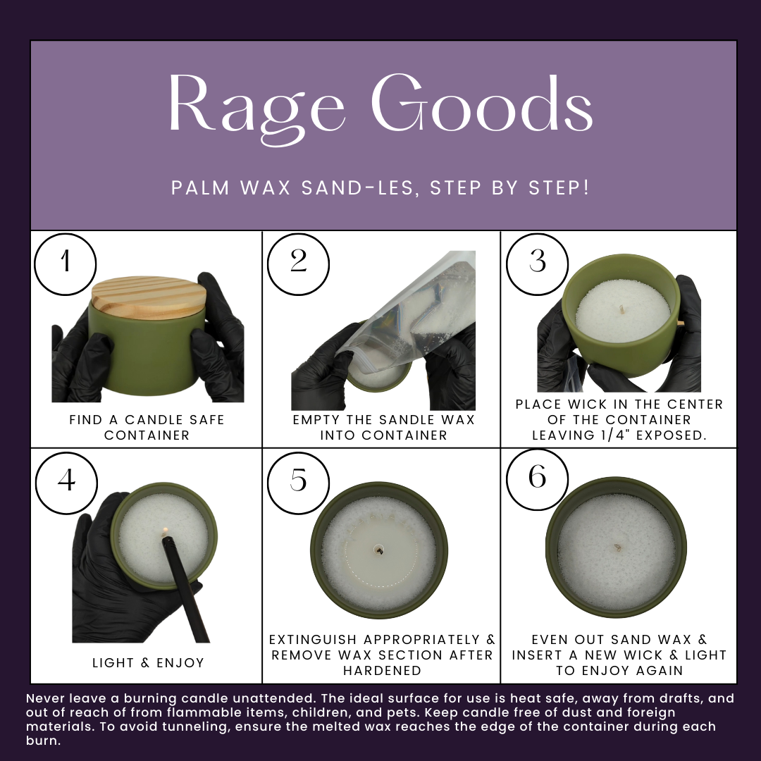 Sand-le Candle Refill (Unscented)