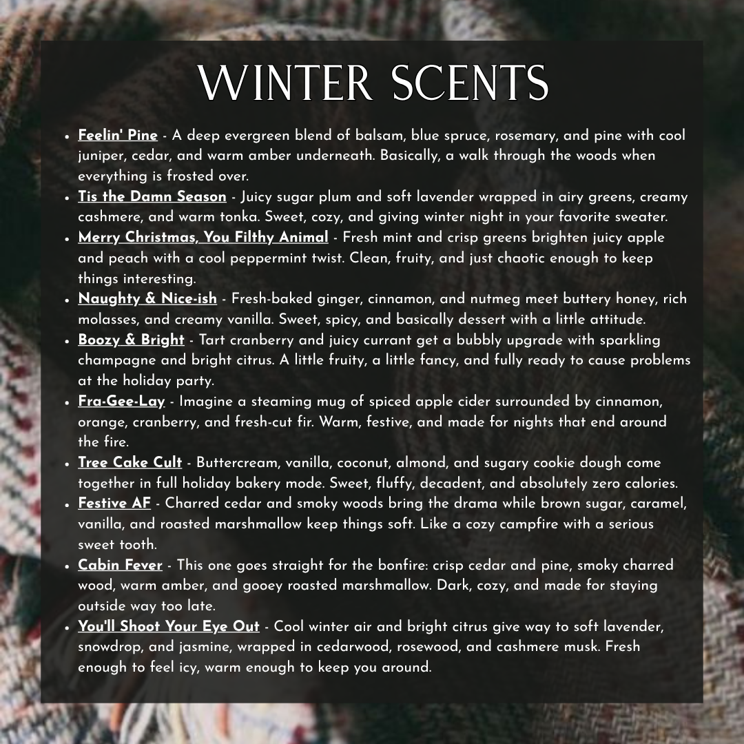 Winter Scent Samples