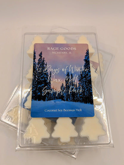 12 Days of Winter Wax Melt Sample Pack