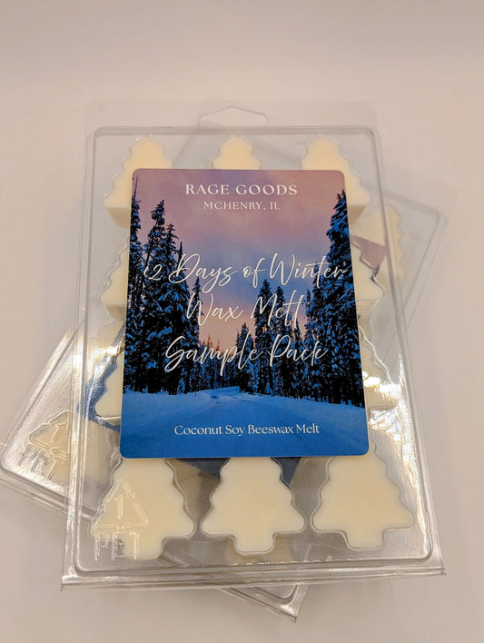 12 Days of Winter Wax Melt Sample Pack