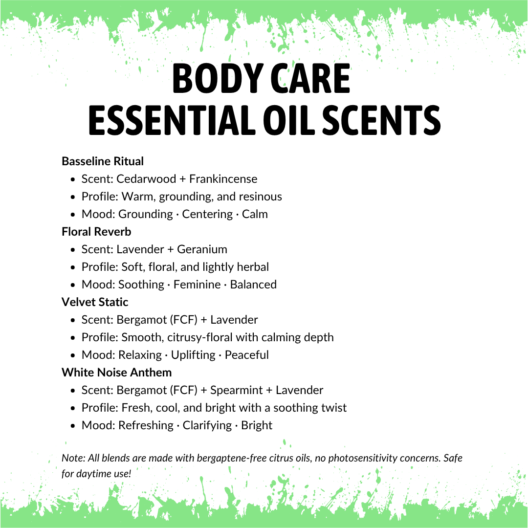 Waterless Hand Cleanser: Essential Oils