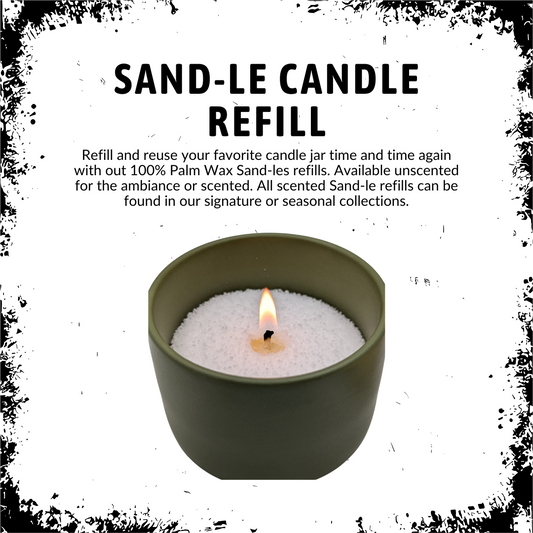 Sand-le Candle Refill (Unscented)