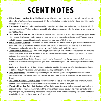 Emo Collection Scent Samples
