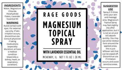 Magnesium Topical Spray